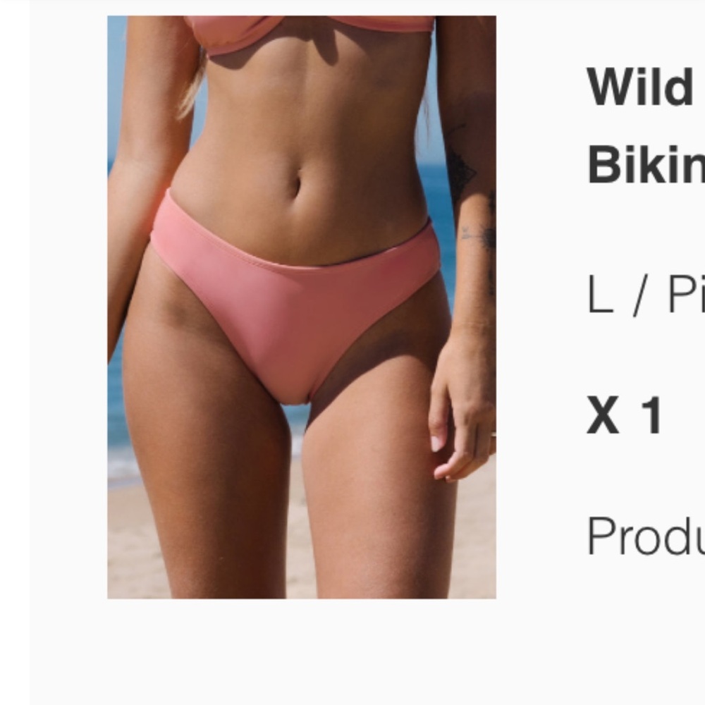 Bikini, pink, from cupshe, brand new